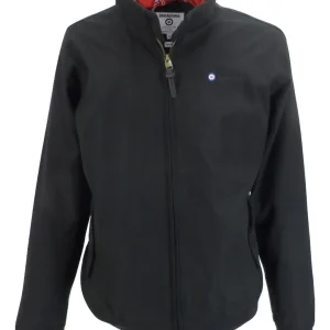 Lambretta Black Showerproof Harrington Jacket