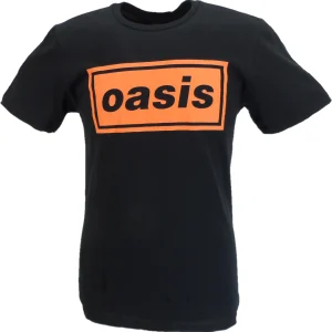 Mens Official Licensed Oasis Definitely Maybe AAA With Back Print T Shirt