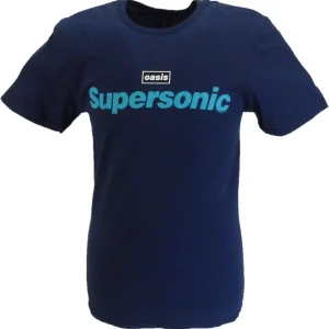 Mens Official Licensed Oasis Supersonic Logo T Shirt