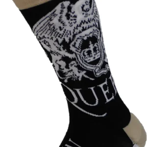 Mens Officially Licensed Queen Logo Socks