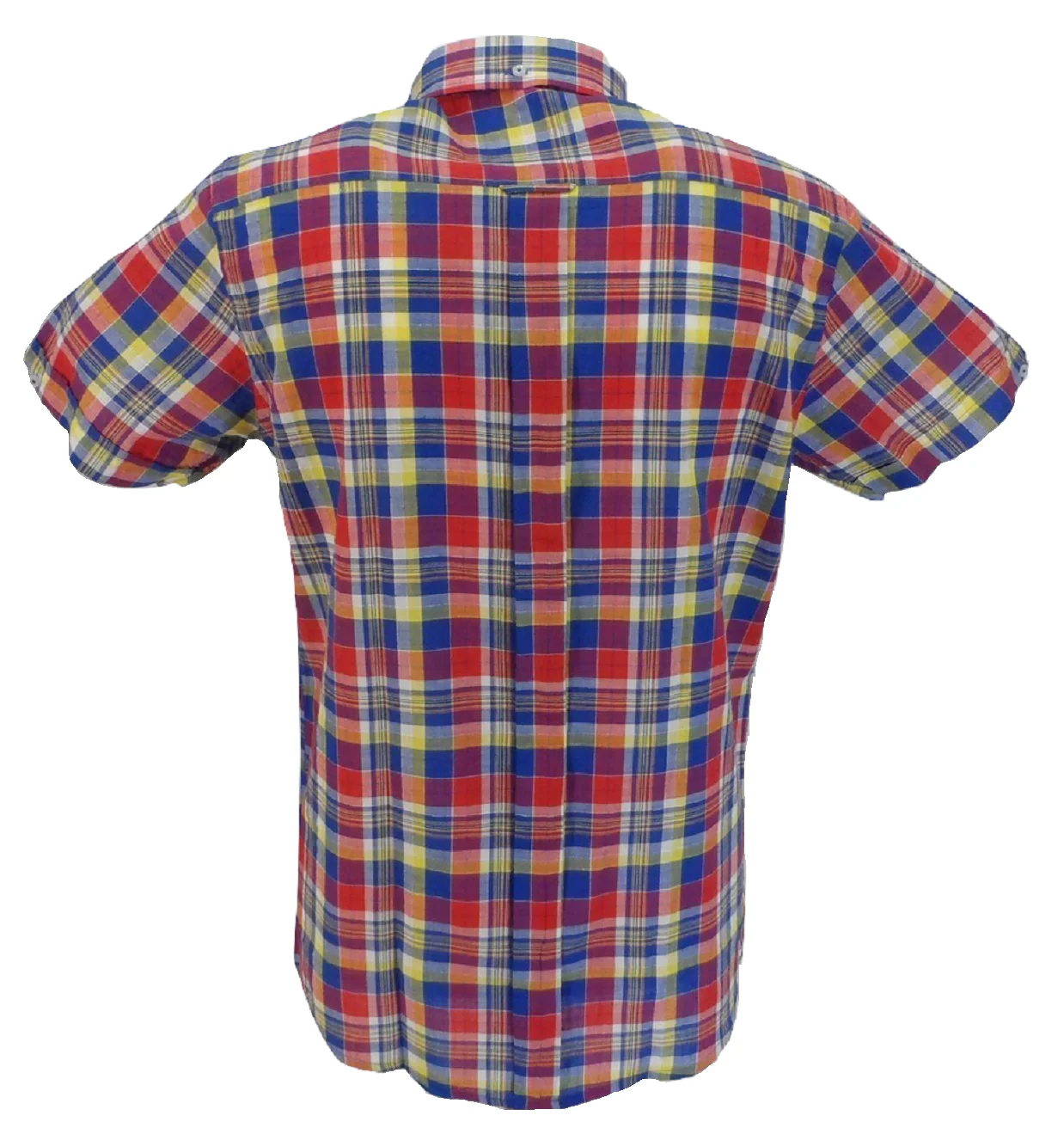 Real Hoxton Multi Checked Short Sleeved Button Down shirt - immagine 4