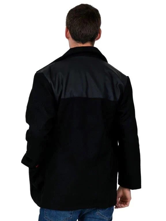 Relco Mens PVC Black Donkey Jackets - immagine 7