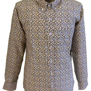 Relco Mens Triangle 100% Cotton Retro Print Design Shirts