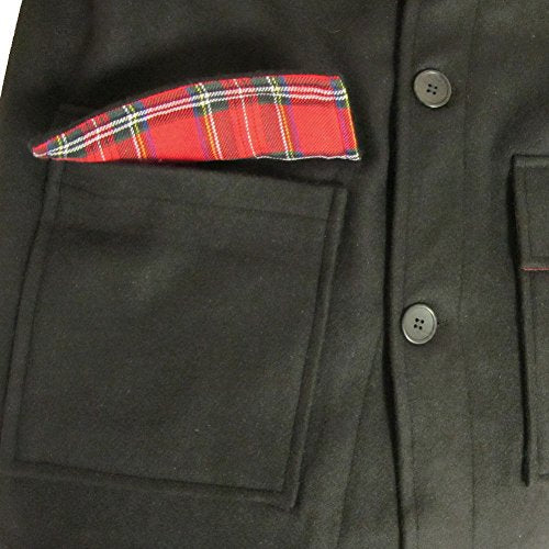 Relco Mens PVC Black Donkey Jackets - immagine 5