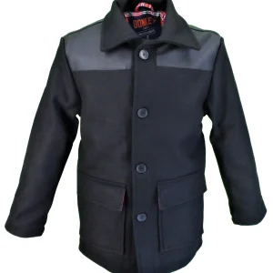 Relco Mens PVC Black Donkey Jackets