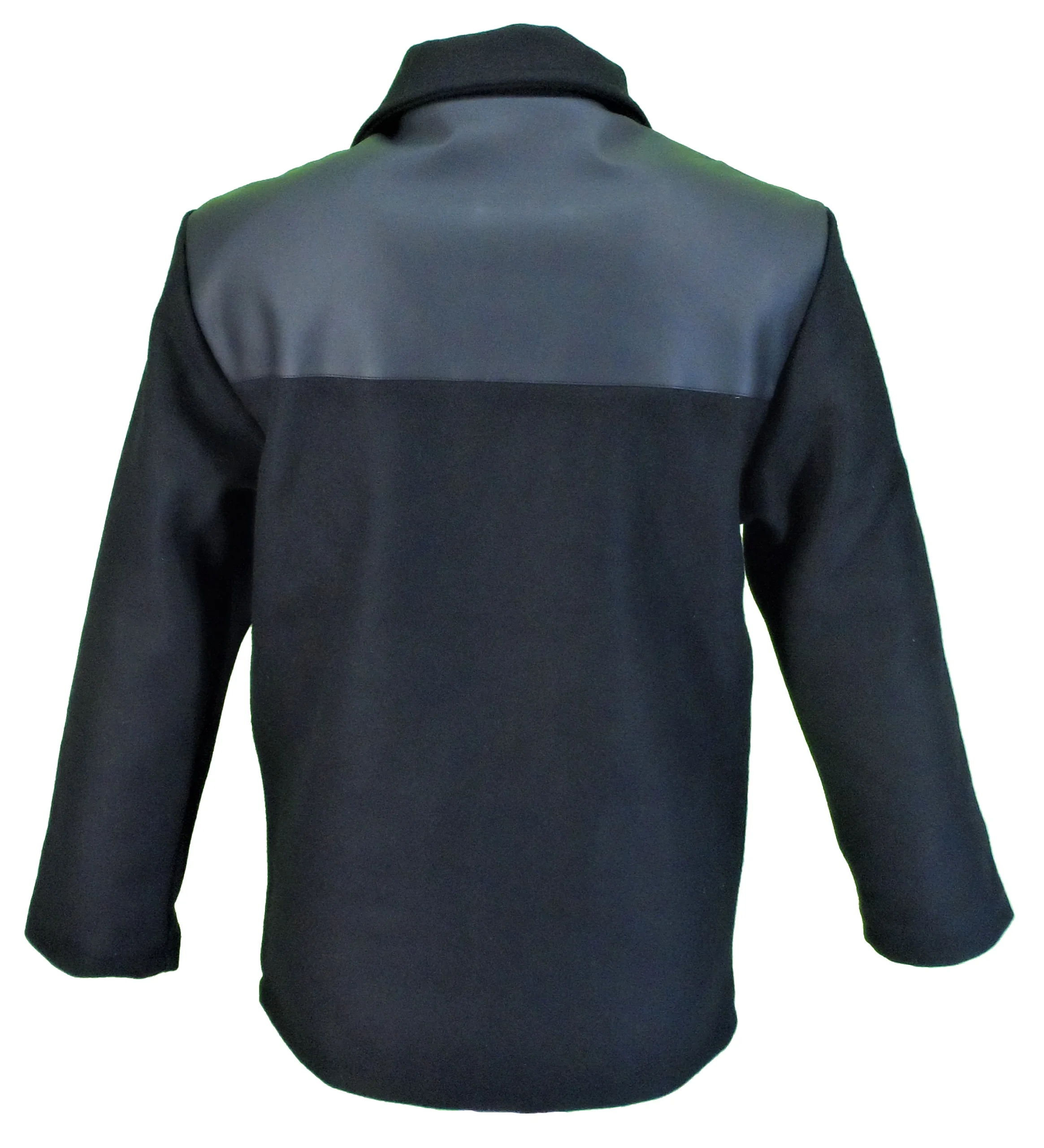Relco Mens PVC Black Donkey Jackets - immagine 3