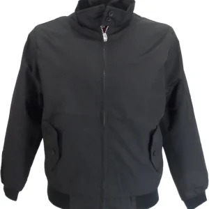 Relco Ladies Classic Black Harrington Jackets
