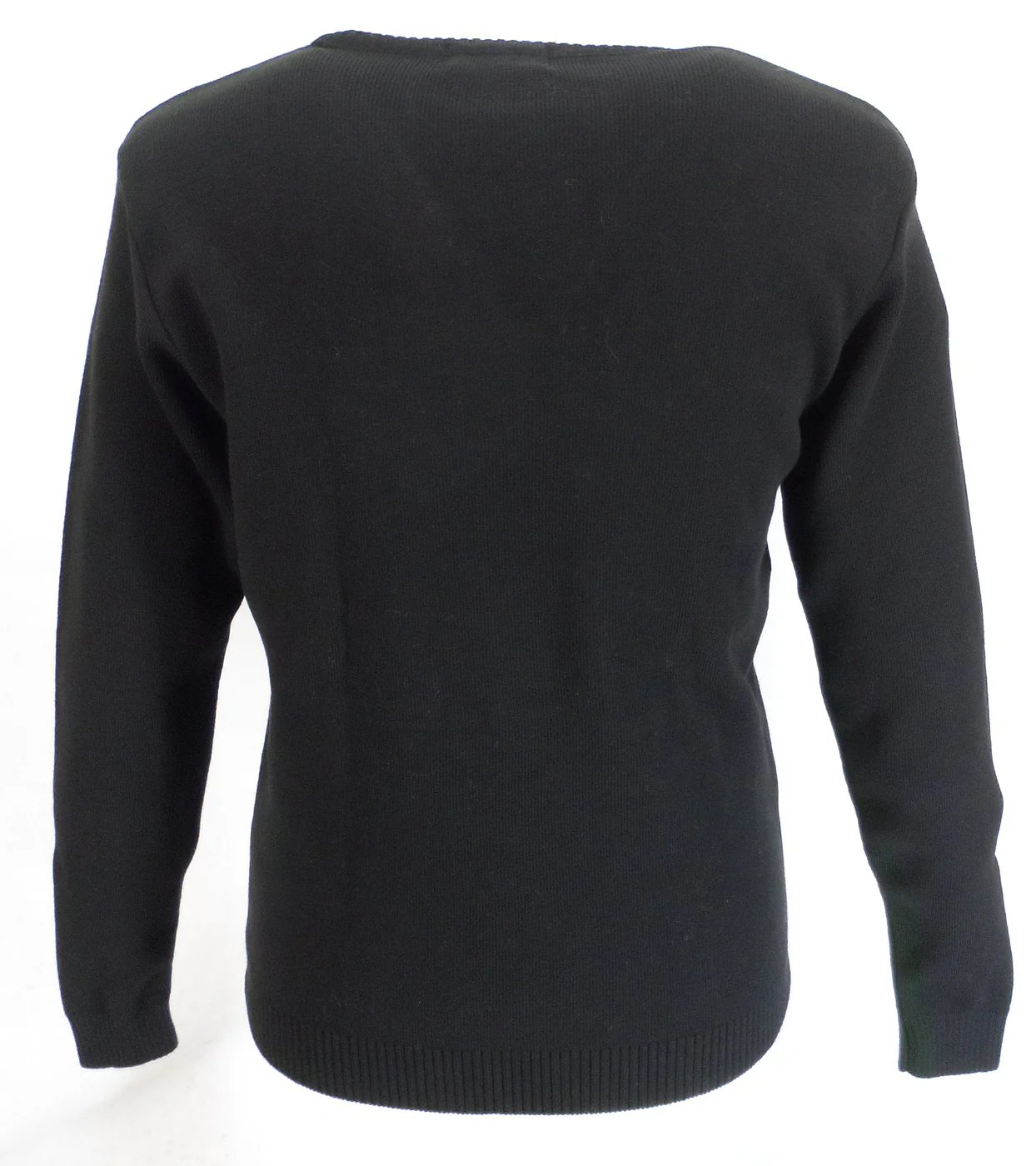 Mazeys Mens Black Racing Crew Neck Jumper - immagine 4