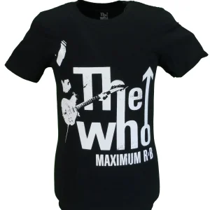 Mens Black Official The Who Maximum R&B T Shirt