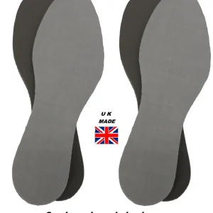 2 Pair Pack of Extra Thick Comfort Ready Cut to Size Shoe Insoles Sizes 3 to 17s