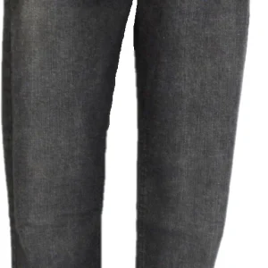 Relco Black Sandblast Skinny Stretch Jeans
