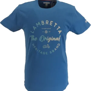 Lambretta Mens Dark Blue Original Heritage T Shirt …