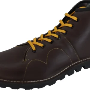 Grafters Original 1970's Style Oxblood Leather Monkey Boots