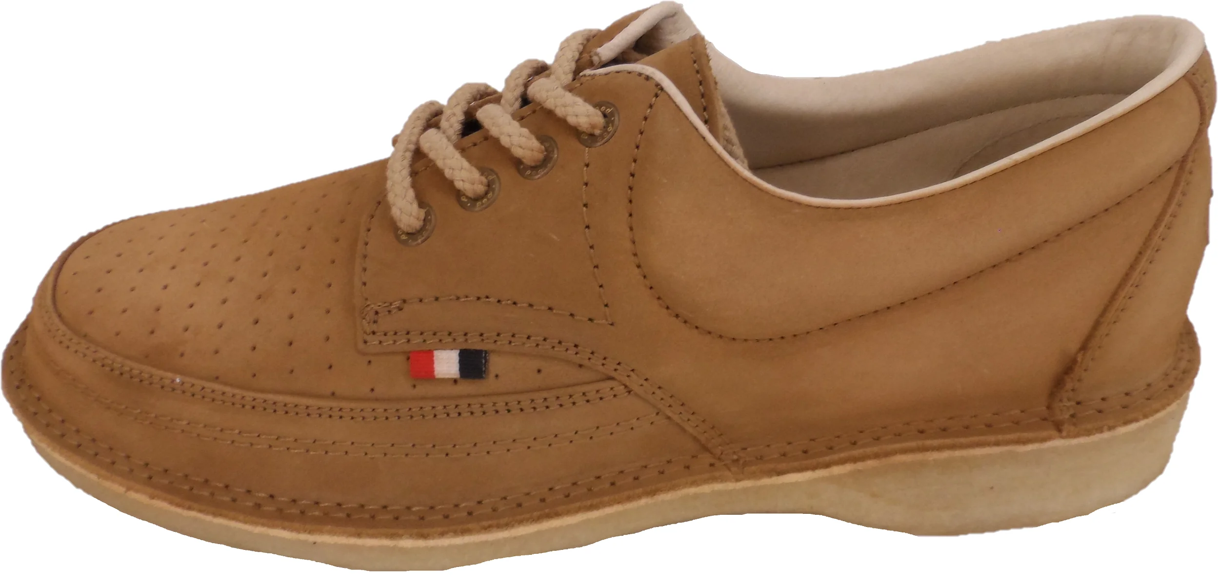 Pod Original Camel Gallagher Retro Nubuck Leather Shoes - immagine 3