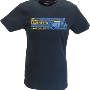 Lambretta Mens Navy Blue 1947 Original T-Shirt