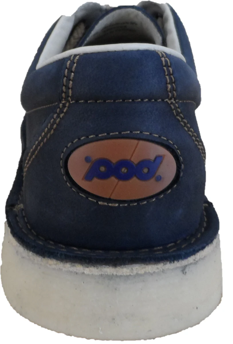 Pod Original Navy Gallagher Retro Leather Shoes - immagine 4