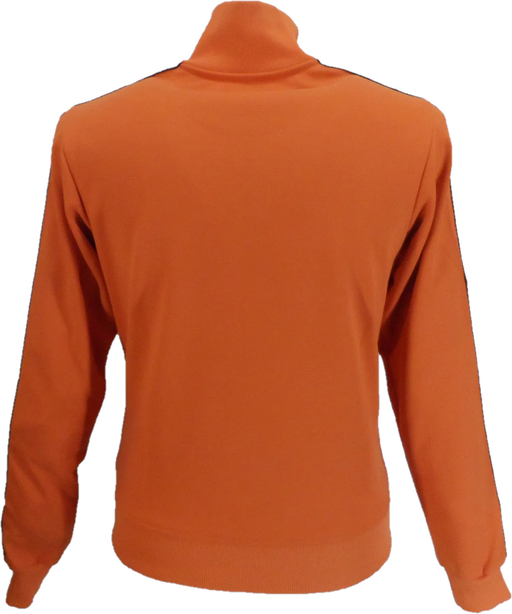 Trojan Records Mens Orange Taped Sleeve Retro Track Tops - immagine 3