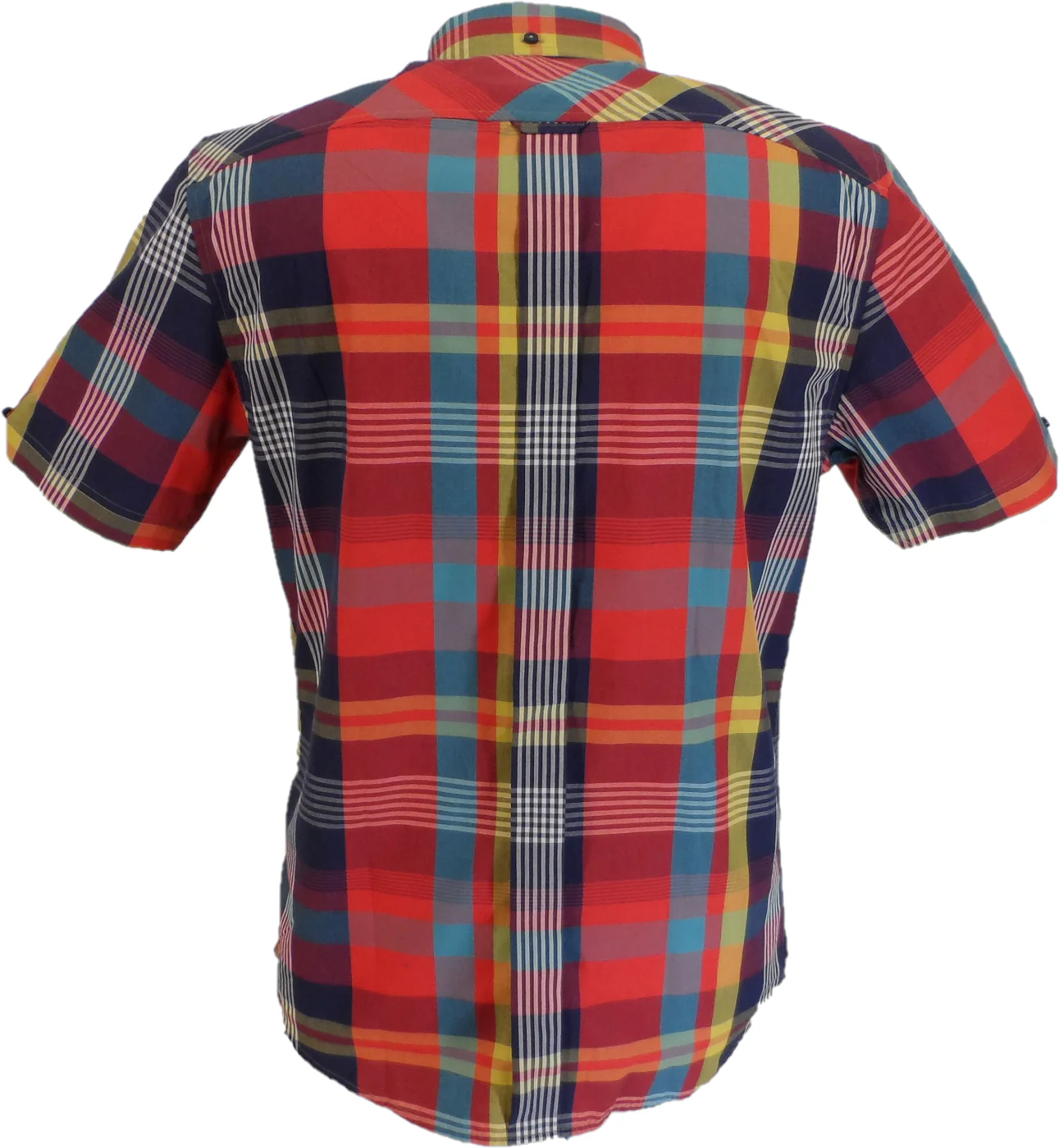 Ben Sherman Mens Scarlet Multi Check Shirts - immagine 3