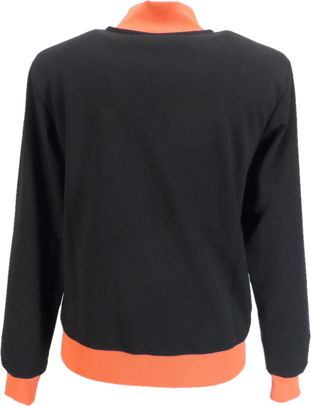 Trojan Mens Black Border Stripe Retro Track Tops - immagine 3