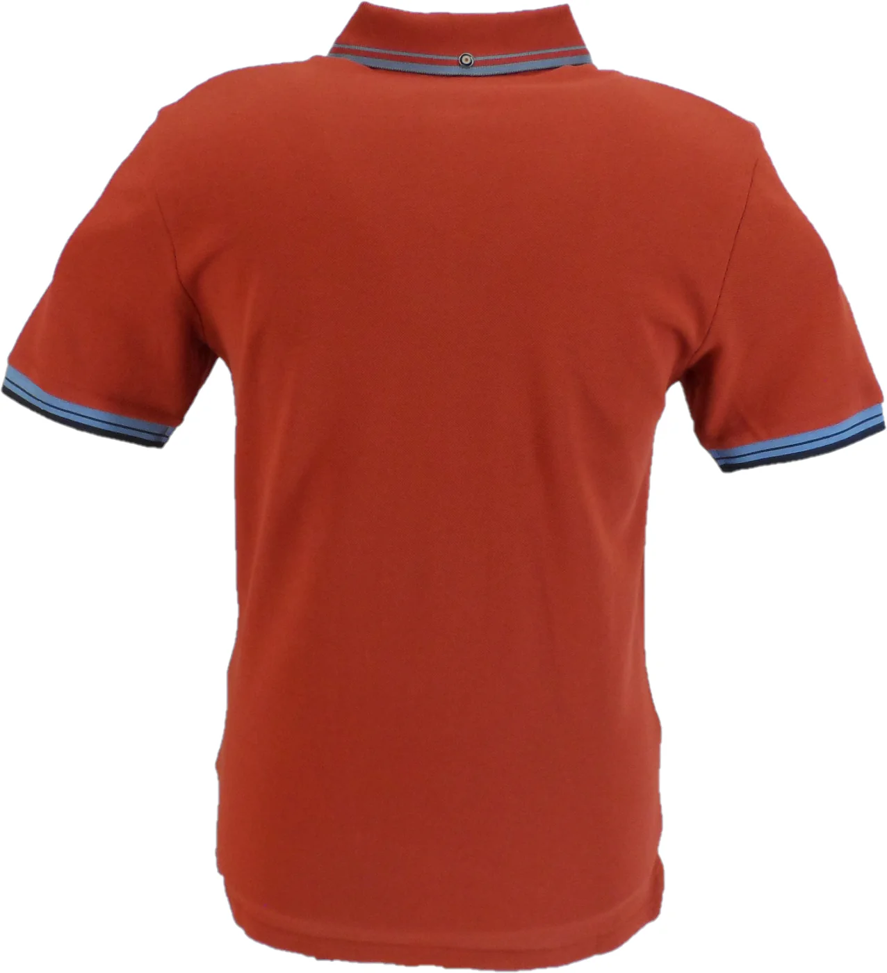 Ben Sherman Men's Brick Red Signature 100% Cotton Polo Shirt - immagine 3
