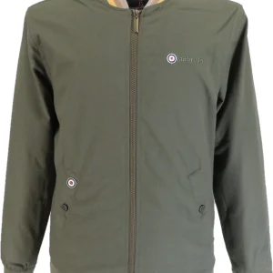 Lambretta Khaki Green Monkey Harrington Jackets
