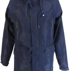 Lambretta Mens Navy Blue Heaton Jacket