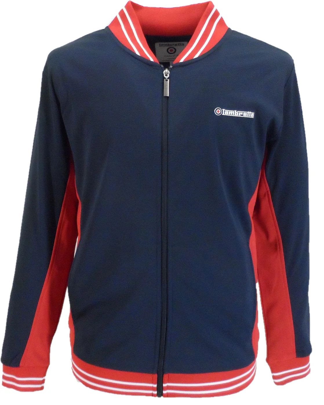 Lambretta Retro Navy Blue Vintage Track Top Jacket - immagine 2