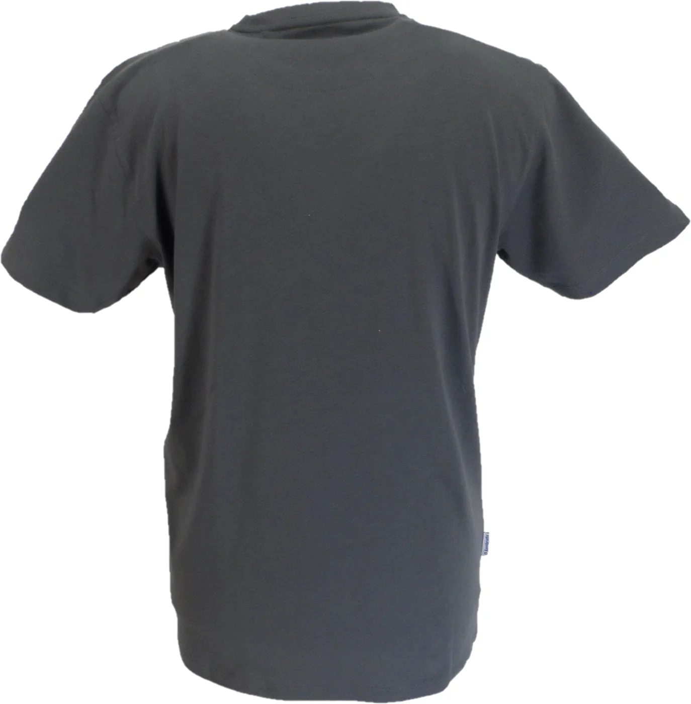 Lambretta Mens Iron Grey Striped Retro T Shirt - immagine 5
