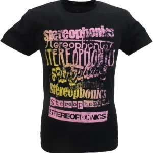 Mens Official Licensed Stereophonics Logos T Shirt