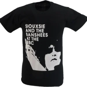 Mens Black Official Siouxsie and The Banshees At The BBC T Shirt