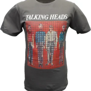 Mens Official Licensed Talking Heads Pixel Portrait T Shirt
