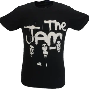 Mens Black Official The Jam Group Shot T Shirt