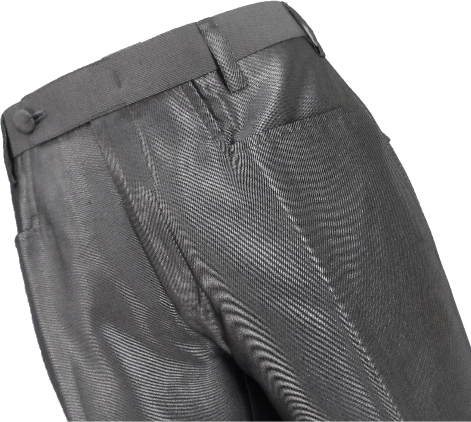 Mazeys Mens Tonic Siver Grey Ace Face Suit Trousers - immagine 3