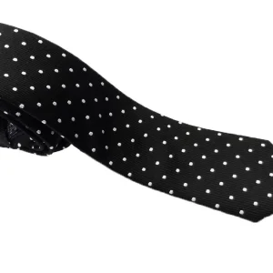Tootal Polka Dots Silk Skinny Tie