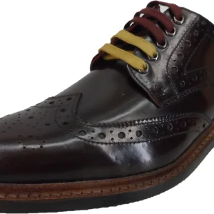 Ikon Original Oxblood Retro Mod All Leather Brogues Shoes