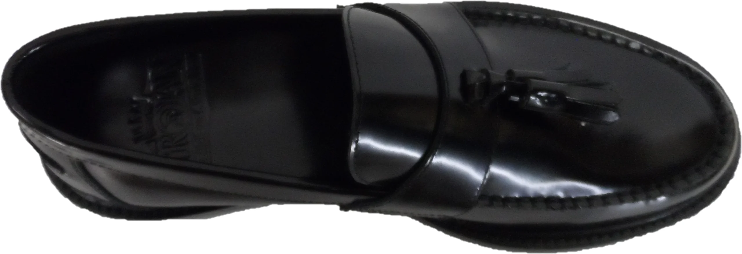 Delicious Junction and Trojan Mens The Duke Black Tassel Loafers - immagine 5