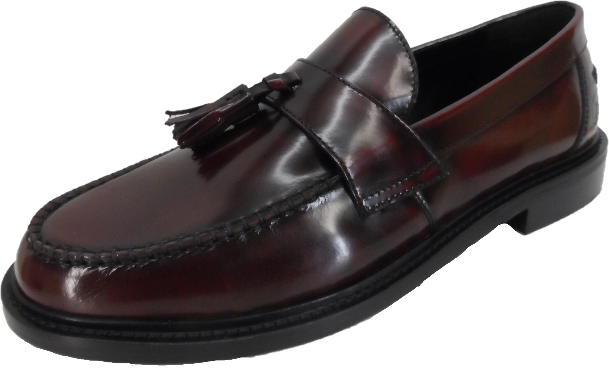 Delicious Junction and Trojan Mens The Duke Oxblood Tassel Loafers - immagine 2