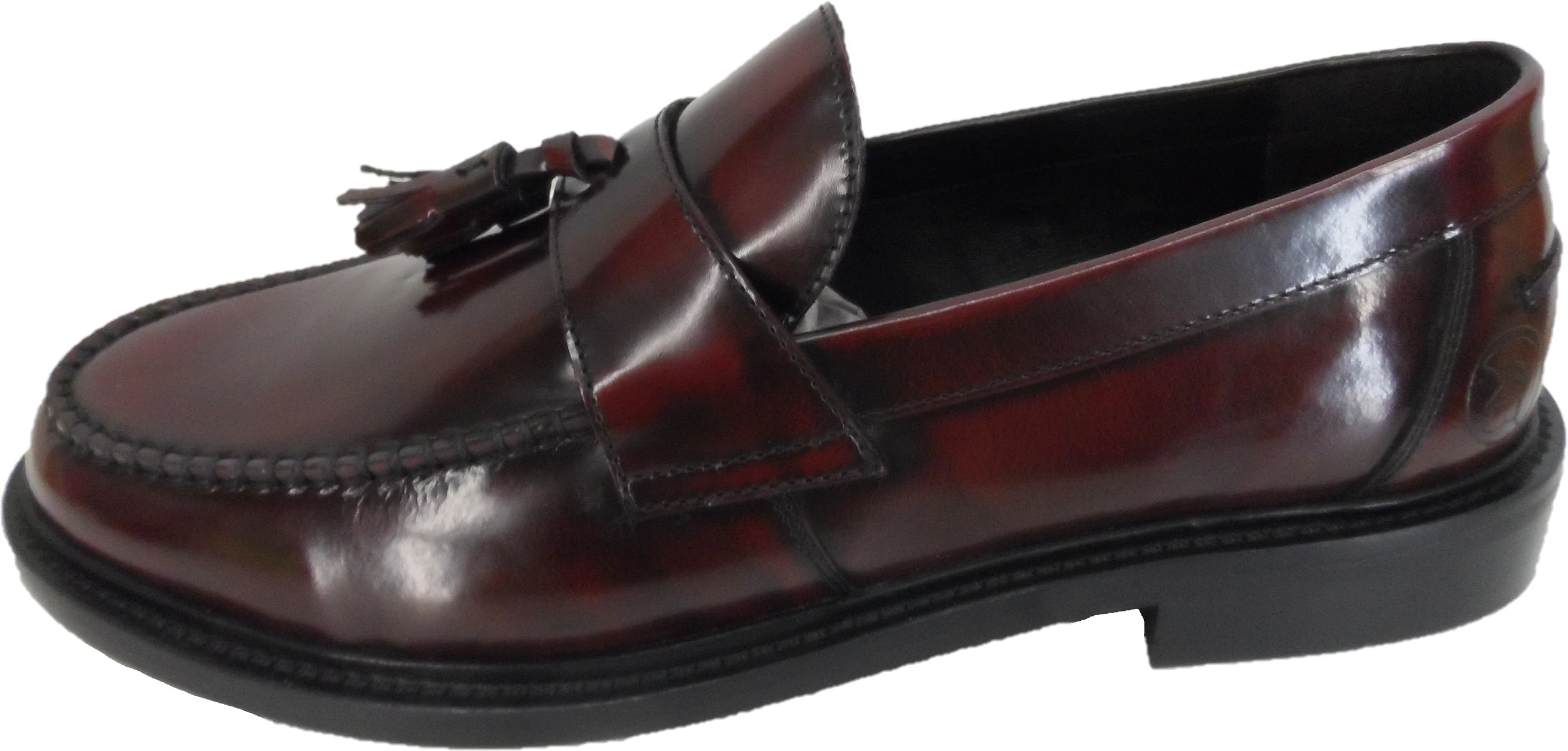 Delicious Junction and Trojan Mens The Duke Oxblood Tassel Loafers - immagine 3