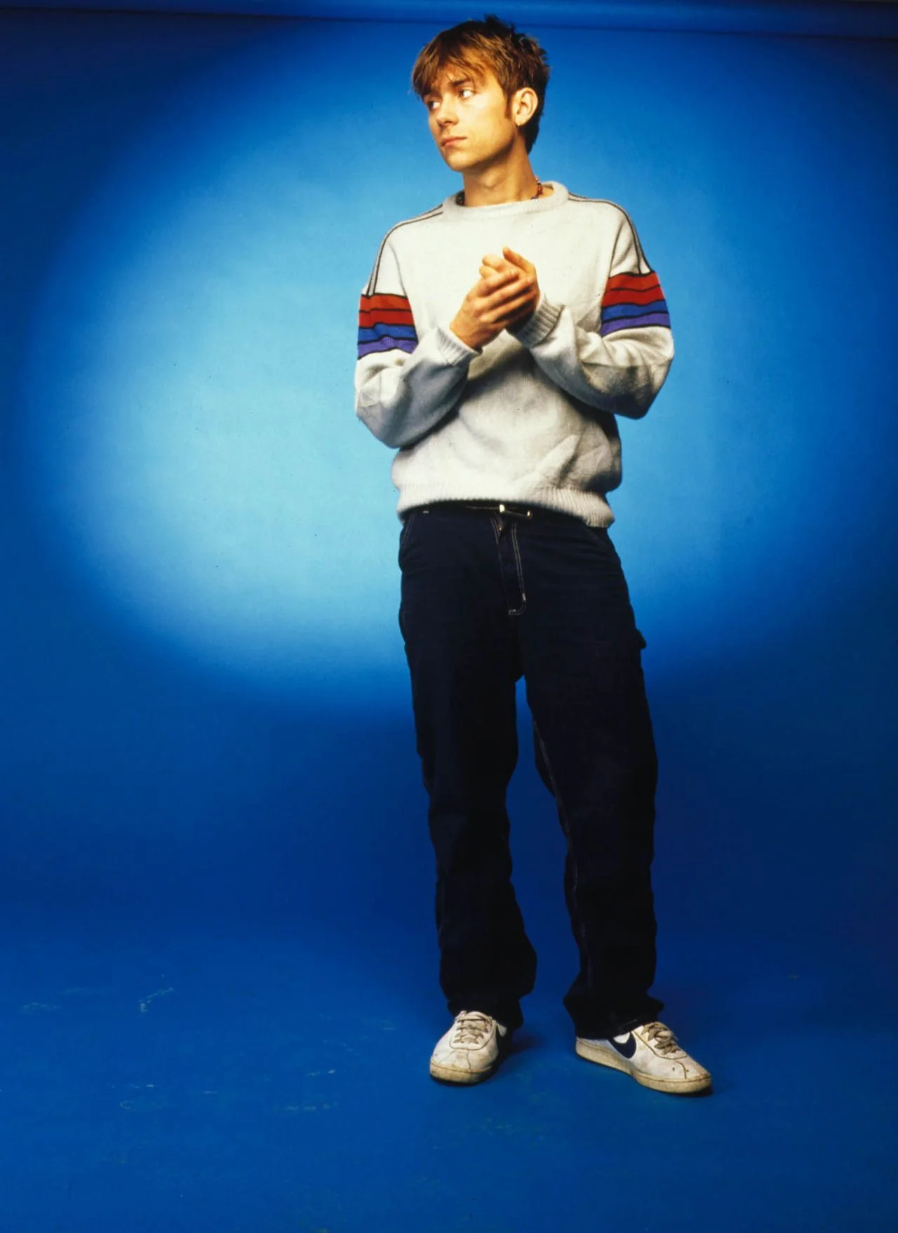 Ska & Soul Ecru 'Beetlebum' Stripe Sleeve Jumper - immagine 5