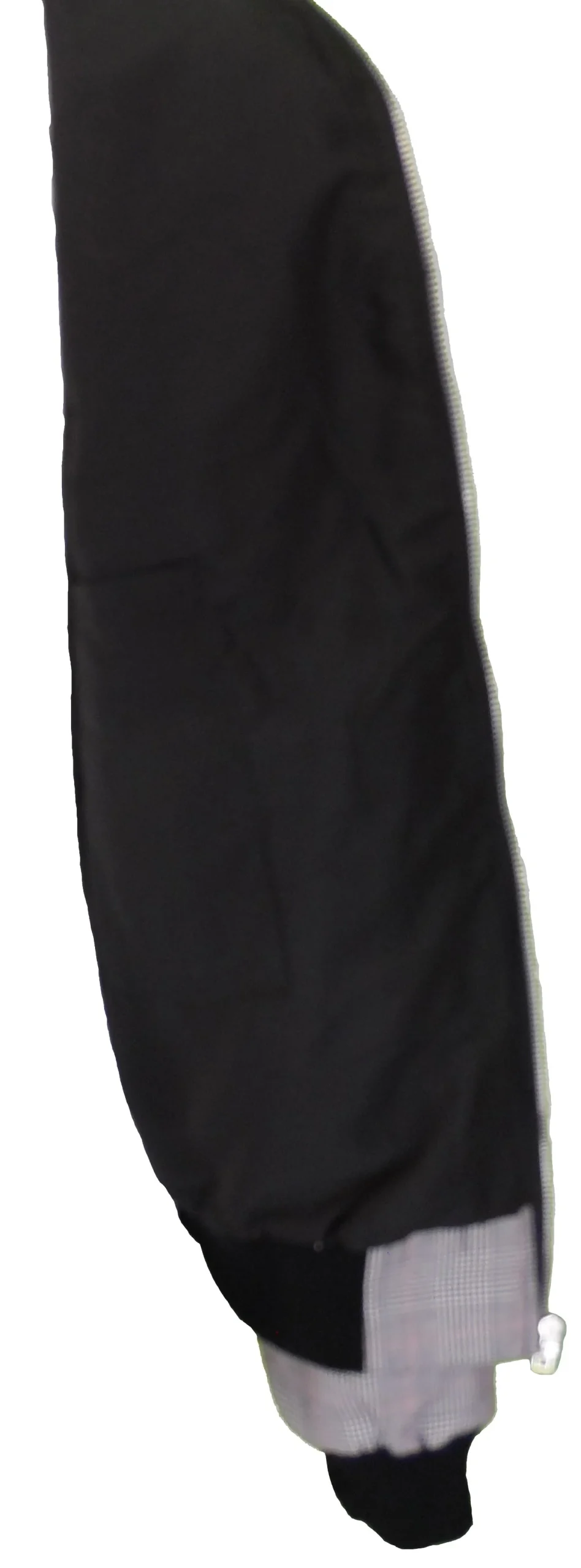 Mazeys Mens Grey Prince of Wales Harrington Jacket - immagine 3