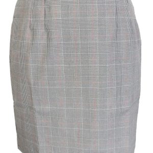 Relco Ladies Retro Rude Girl Prince of Wales Pencil Skirt