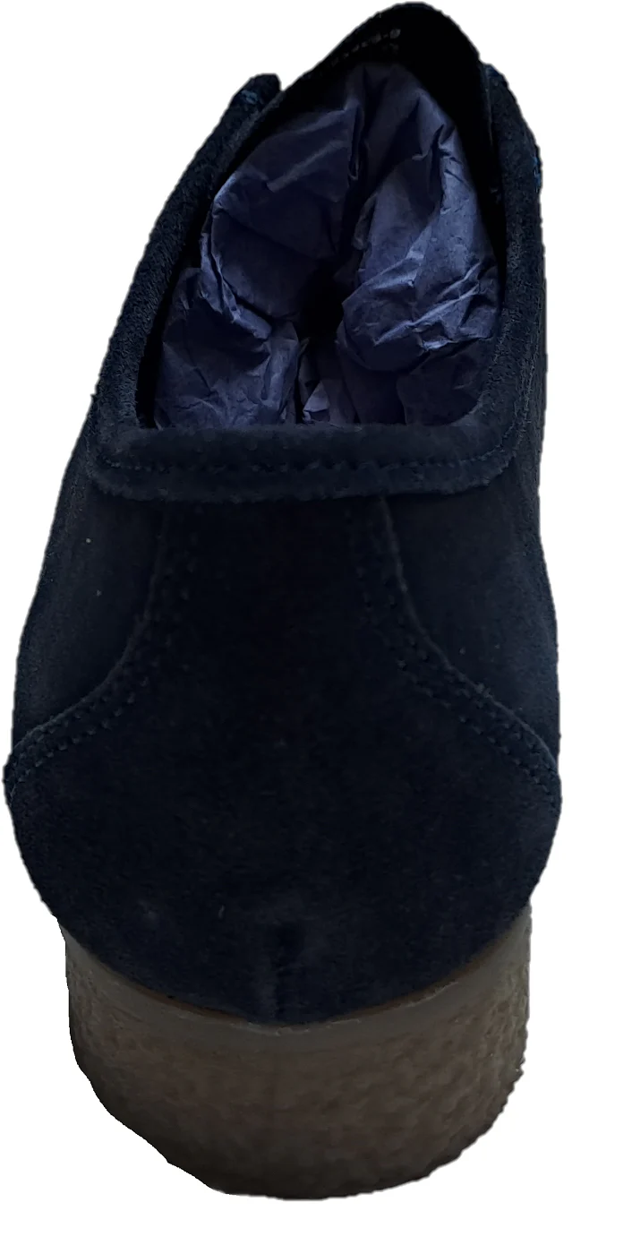 Roamers Mens Retro Navy Walibee Style Real Suede Shoes - immagine 4