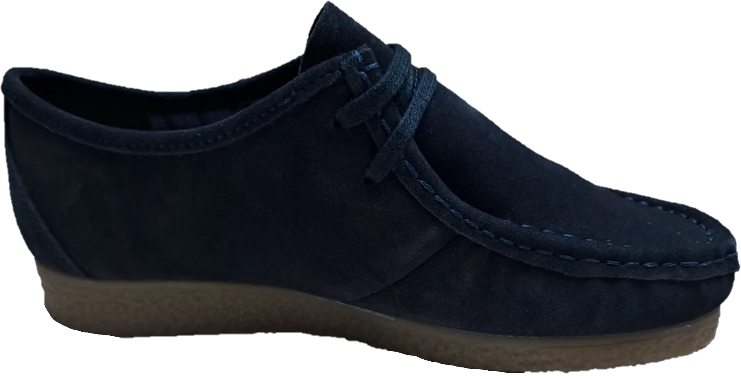 Roamers Mens Retro Navy Walibee Style Real Suede Shoes - immagine 5