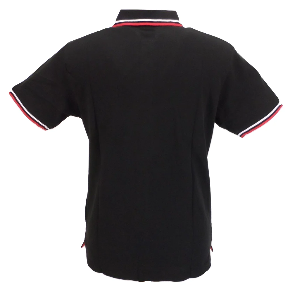 Mens Black The Who 100% Cotton Polo Shirt - immagine 4